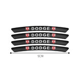 4pcs/set 9cm Dodge Aluminum Alloy Car Wheel Rim Tyre Sticker
