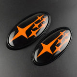 Acrylic Car Front Hood Emblem Badge Rear Sticker for Subaru Impreza BRZ WRX STI Legacy Outback XV