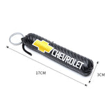 Chevrolet Carbon Fiber Car Keyring Keychain