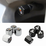 4pcs/set Mitsubishi Car Air Valve Stem Cap Auto Tyre Valve Covers