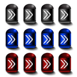 4pcs/set Citroen Car Air Valve Stem Cap Anti Dirty Tyre Valve Covers