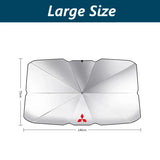 Mitsubishi Car Front Windshield Sunshade Umbrella Sun Shade Cloth Cover