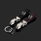 Lexus Leopard PU Leather Car Keychain Key Ring Pendant