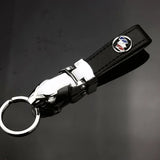 Buick Leopard PU Leather Car Keychain Key Ring Pendant
