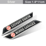 2pcs MG Car Fender Side Stickers Trunk Anti-scratch Decal