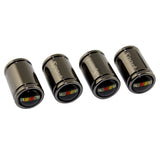 4pcs Mitsubishi Ralliart Logo Car Tire Valve Caps
