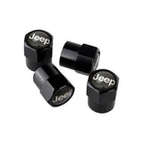 4pcs/set Jeep Car Air Valve Stem Cap Auto Tyre Valve Covers