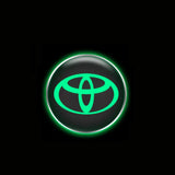 Toyota Luminous Car Engine One-click Start Stop Button Cover Sticker