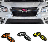 Acrylic Car Front Hood Emblem Rear Badge Sticker for Subaru Forester 2017 2018 2019 2020 2021