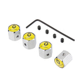 4pcs/set Renault Anti-Theft Car Air Valve Stem Cap Auto Tyre Valve Covers