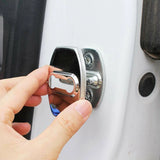4pcs/set Chevrolet Stainless Steel Car Door Lock Cover Protection