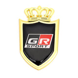 3D Car Sticker GR Sport Logo Emblem Badge Decals for Toyota HV YARiS GRMN RZ RC RS Prius GR Sport Lexus Harrier GR Logo Sticker