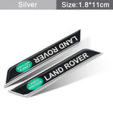 2pcs Land Rover Car Fender Side Stickers Trunk Anti-scratch Decal