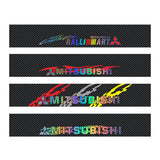 130x21cm Mitsubishi Car Front Trunk Windshield Sunshade Sticker Decal