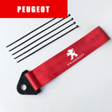 Peugeot Nylon Car Front Bumper Trailer Belt Towing Rope