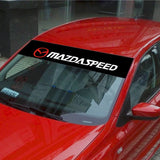 130*21cm Mazda Car Front Trunk Window Windshield Sunshade Sticker Decal