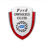 Ford Metal Shield Car Rear Sticker Auto Window Emblem Badge Decal