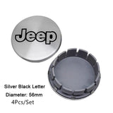 4pcs/set 56/64mm Jeep ABS Car Wheel Hub Center Caps Covers