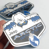 Jeep ARCTIC Metal Car Rear Sticker Decal Auto Body Side Emblem Badge