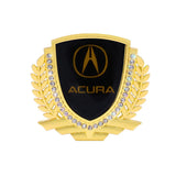 Acura Metal Diamond Car Rear Sticker Trunk Emblem Badge Decal