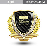 Cadillac Metal Diamond Car Rear Sticker Trunk Emblem Badge Decal