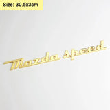 Mazda Mazdaspeed Logo Metal Car Rear Sticker Decal Auto Trunk Emblem Badge