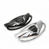 7pcs Hyundai GENESIS ABS Car Front Emblem Rear Badge Steering Wheel Sticker Wheel Center Hub Sticker