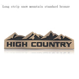 Dodge Mountain High Country Logo Metal Car Rear Sticker Auto Front Grille Emblem Badge