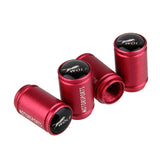 4pcs/set Ford Wolf Logo Matte Car Air Valve Stem Caps Auto Tyre Valve Covers