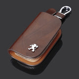 Peugeot PU Leather Car Key Bag Key Case