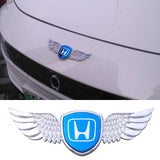 Honda Logo Metal Wings Car Front Hood Bonnet Center Sticker Emblem