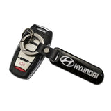 Hyundai Carbon Fiber Car Logo Keychain Keyring