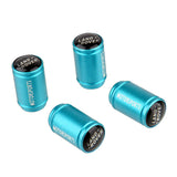 4pcs/set Land Rover Logo Matte Car Air Valve Stem Caps Auto Tyre Valve Covers