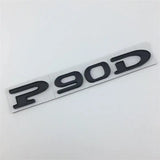 Tesla P75D P85D P90D P100D Letter Metal Car Rear Sticker Decal Emblem Badge