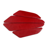 4pcs/set MG Carbon Fiber Car Door Anti-Scratch Sticker Door Side Protection Bumper Strips