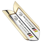 2pcs Mazda MS Mazdaspeed Logo Metal Car Side Sticker Emblem Badge Decal Auto Body Decoration