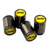 4pcs Jeep Logo Tire Valve Caps