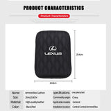 Leather Car Central Console Armrest Box Mat for Logo RX350 IS300 ES350 IS250 CT200H GS350 NX200T ES250 Protective Cushion