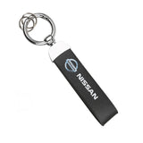 Nissan PU Leather Car Logo Keychain