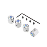 4pcs/set Subaru STI Anti-Theft Car Air Valve Stem Cap Auto Tyre Valve Covers