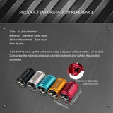 4pcs/set Hyundai Logo Matte Car Air Valve Stem Caps Auto Tyre Valve Covers