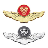 Jaguar Metal Wings Car Rear Sticker Auto Window Emblem Badge Decal
