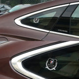 2PCS Buick Metal Car Rear Sticker Shield Trunk Emblem Badge Decal