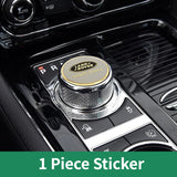 Land Rover Metal Car Gear Cover Sticker Decal Center Console Cap Emblem Badge