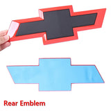 29.5x8.7cm Chevrolet Silverado Car Front Hood Emblem Badge Auto Rear Sticker Decal