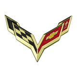 Chevrolet Corvette 60 Years Metal Car Rear Sticker Decal Trunk Emblem Badge