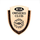 KIA Metal Shield Car Rear Sticker Auto Window Emblem Badge Decal
