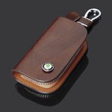 Skoda PU Leather Car Key Bag Key Case