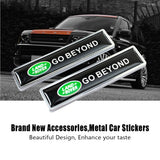 2pcs/set Land Rover Logo Metal Car Side Sticker Auto Emblem Badge