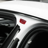 Audi Sline Carbon Fiber Car Door B Pillar Sticker Decals